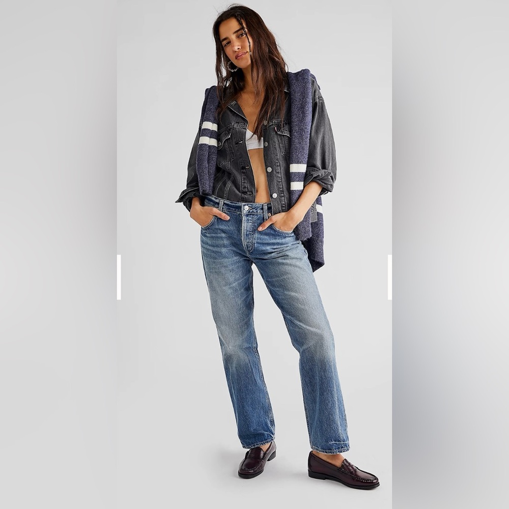 EUC Citizens of Humanity Neve Relaxed Jeans in Oasis
